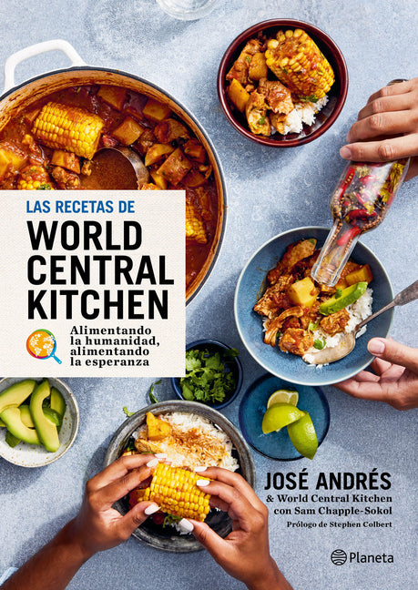 Book cover for Recetas de World Central Kitchen: Para Alimentar La Humanidad Y La Esperanza / The World Central Kitchen Cookbook