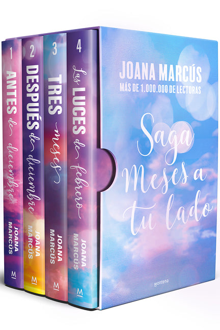 Book cover for Estuche Saga Meses a Tu Lado / Months by Your Side Saga. Boxed Set