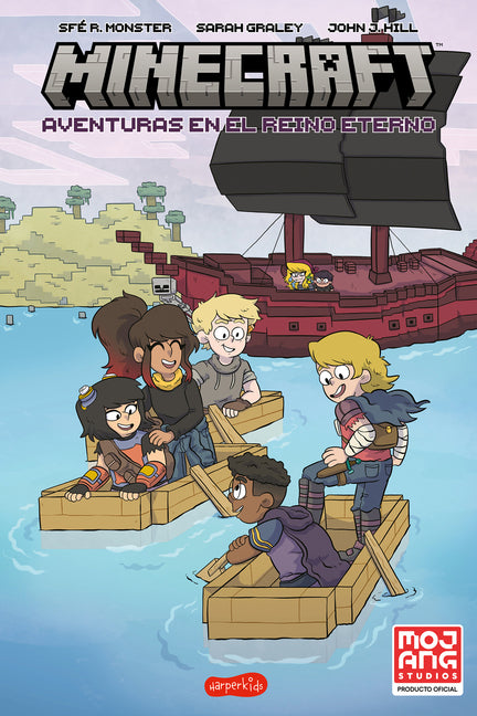 Book cover for Minecraft Oficial: Aventuras En El Reino Eterno (Cómic) (Official Minecraft: Adv: (Official Minecraft: Adventures in the Eternal Realm (Comic Book) -