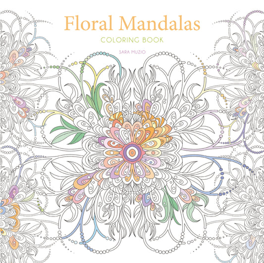 Book cover for Floral Mandalas Coloring Book