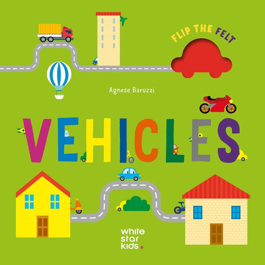 Book cover for Flip the Felt Vehicles