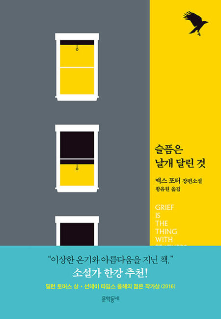 Book cover for Grief Is the Thing with Feathers