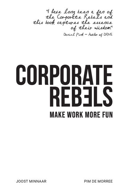 Book cover for Corporate Rebels: Make Work More Fun