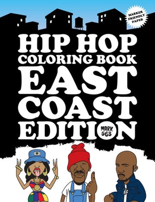 Book cover for Hip Hop Coloring Book: East Coast Edition