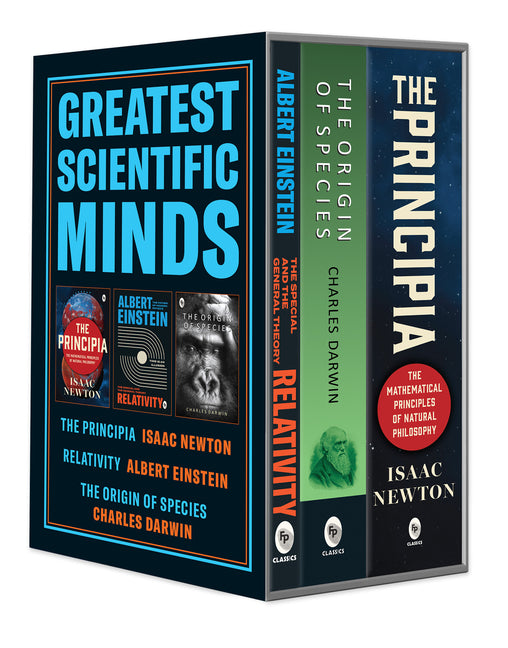 Book cover for Greatest Scientific Minds: Charles Darwin, Albert Einstein, Isaac Newton: Boxed Set of 3