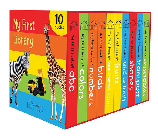 Book cover for My First Library: Boxset of 10 Board Books for Kids