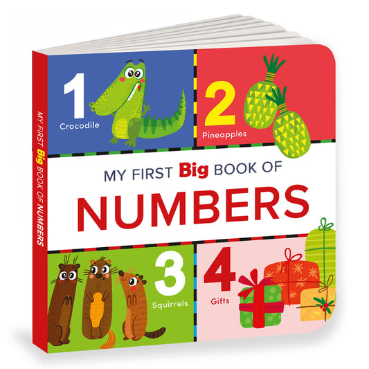 Book cover for My First Big Book of Numbers: Illustrated Board Book of Numbers 1 to 20 for Preschool Kids, Toddlers Book for 1+ [Penguin Early Learning Series]