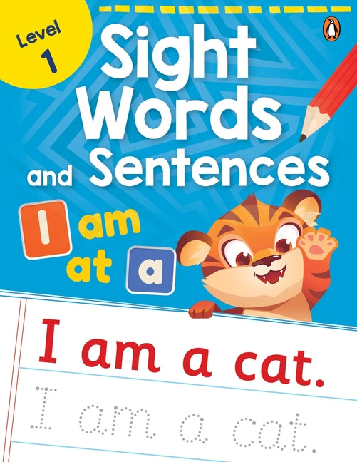 Book cover for Sight Words and Sentences (Level 1): First Practice Workbook of Most Common Sight Words for Preschool Kids, Toddlers with Vocabulary Development Activ