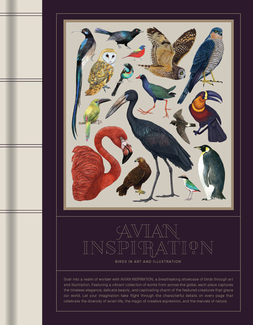 Book cover for Avian Inspiration: Art and Design Inspired by Birds