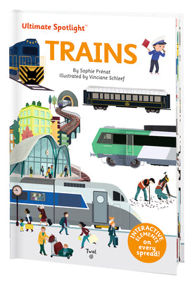 Book cover for Ultimate Spotlight: Trains