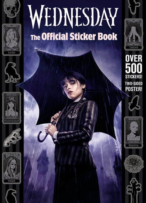 Book cover for Wednesday the Official Sticker Book