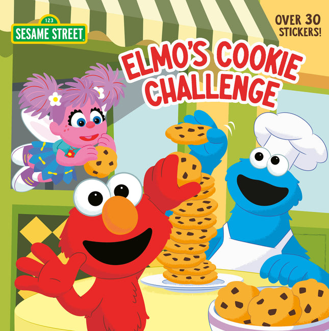 Book cover for Elmo's Cookie Challenge (Sesame Street)