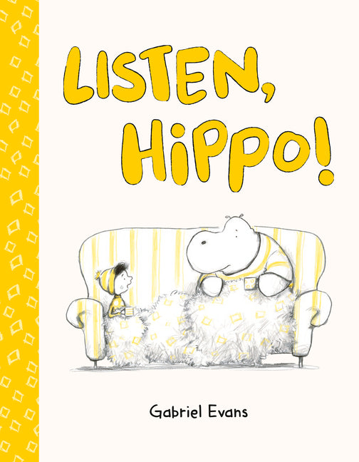 Book cover for Listen, Hippo!