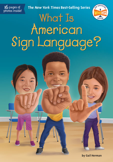 Book cover for What Is American Sign Language?