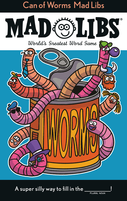 Book cover for Can of Worms Mad Libs: World's Greatest Word Game