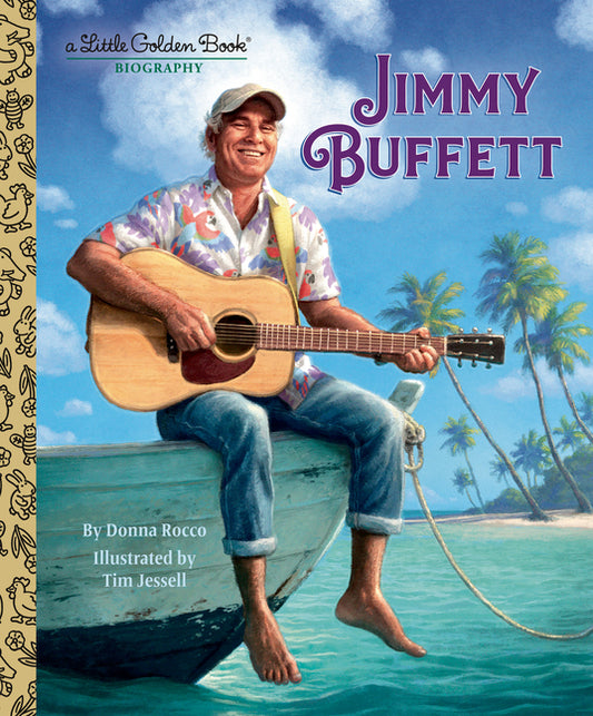 Book cover for Jimmy Buffett: A Little Golden Book Biography