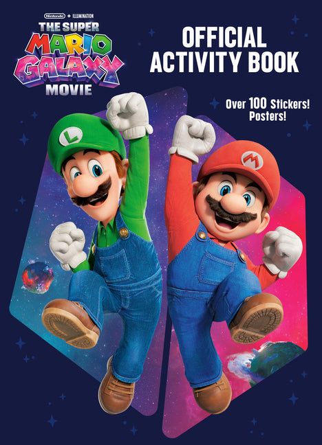 Book cover for Super Mario Galaxy Movie Official Activity Book