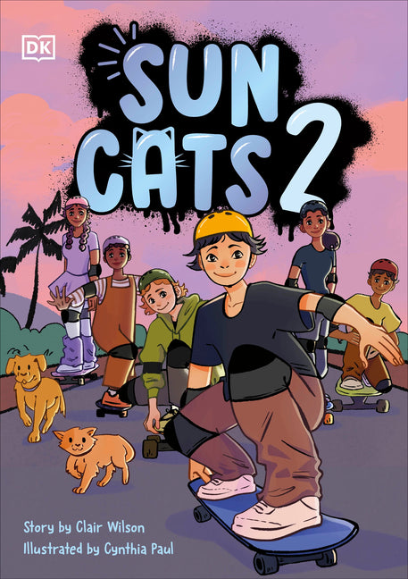 Book cover for Phonic Books Sun Cats 2 Graphic Novel: Vce Spellings