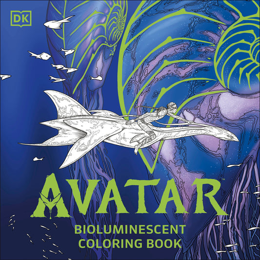 Book cover for Avatar Bioluminescent Coloring Book: The Officially Licensed Glow in the Dark Coloring Book
