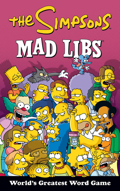 Book cover for Simpsons Mad Libs