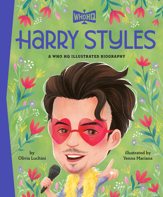 Book cover for Harry Styles: A Who HQ Illustrated Biography
