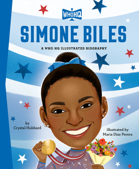 Book cover for Simone Biles: A Who HQ Illustrated Biography