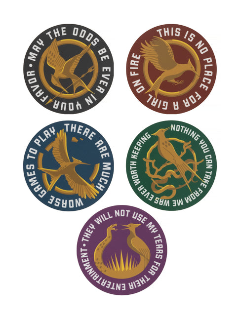 Book cover for Hunger Games: Mockingjay Icon Stickers - Sticker Set of 5