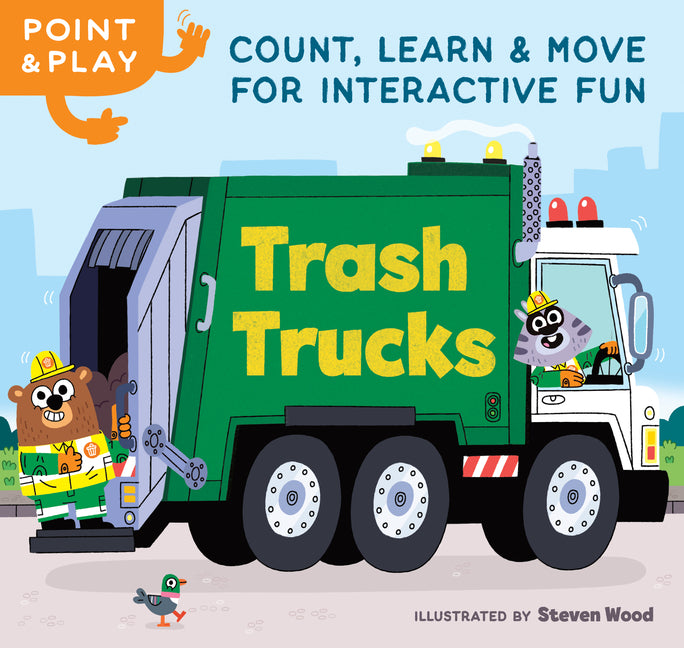 Book cover for Point & Play: Trash Trucks: Count, Learn, and Move for Interactive Fun