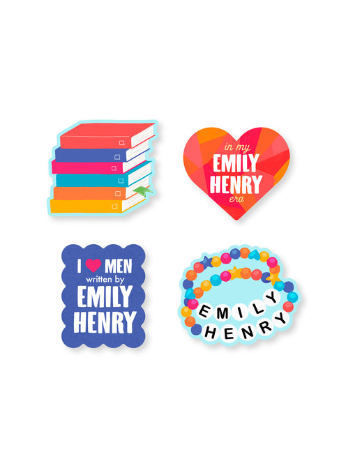 Book cover for Emily Henry Stickers - Sticker Set of 4
