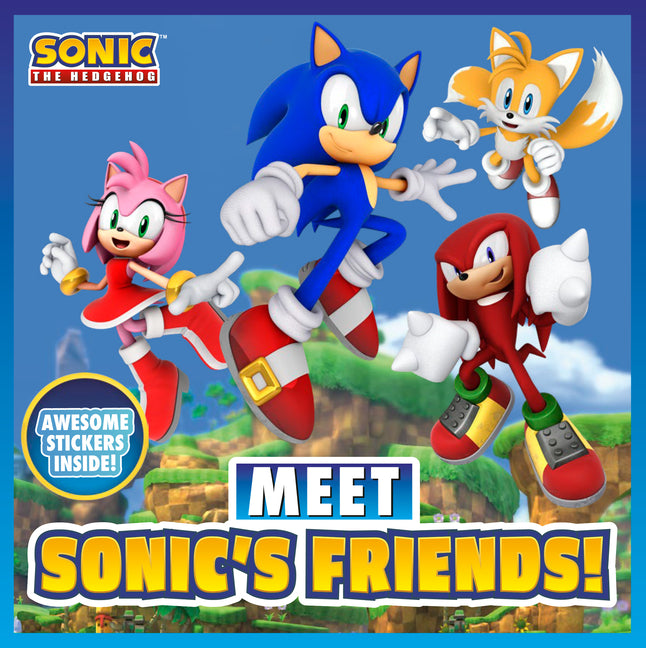 Book cover for Meet Sonic's Friends!: A Sonic the Hedgehog Storybook