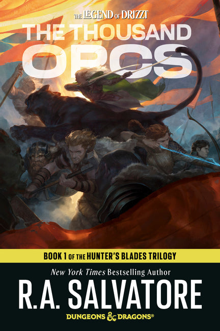 Book cover for Thousand Orcs: Dungeons & Dragons: Book 1 of the Hunter's Blades Trilogy