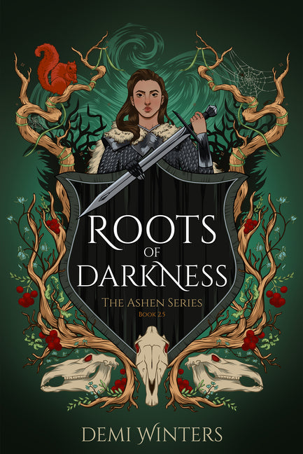 Book cover for Roots of Darkness: The Ashen Series; Book 2.5