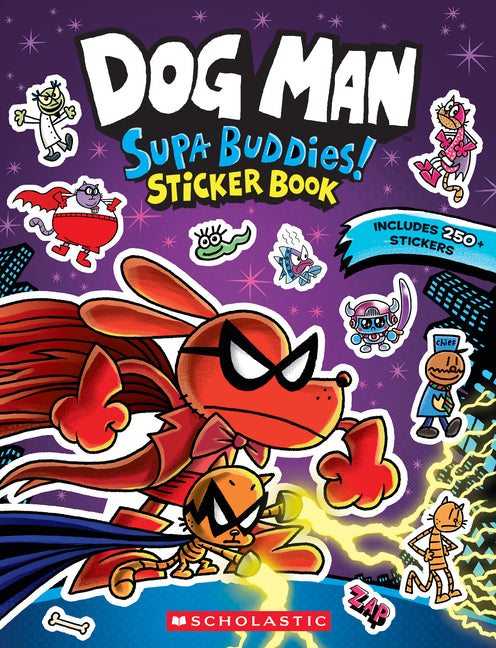Book cover for Dog Man: Official Supa Buddies Sticker Book