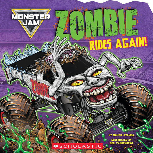 Book cover for Monster Jam: Zombie Rides Again! (Deluxe Storybook) (Media Tie-In)