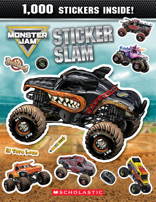 Book cover for Monster Jam Sticker Slam