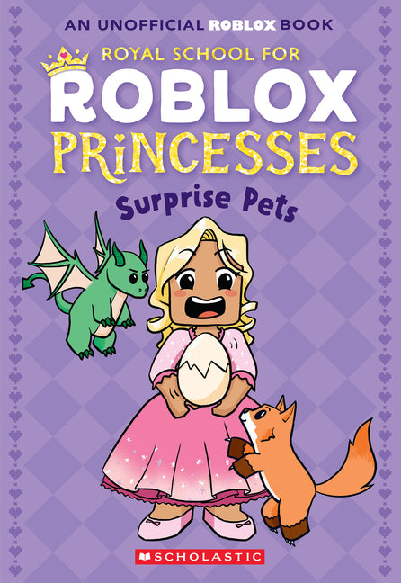 Book cover for Surprise Pets (Royal School for Roblox Princesses #1)