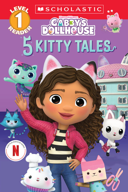 Book cover for Gabby's Dollhouse: 5 Kitty Tales (Level 1 Reader Collection)