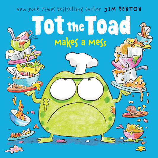 Book cover for Tot the Toad Makes a Mess