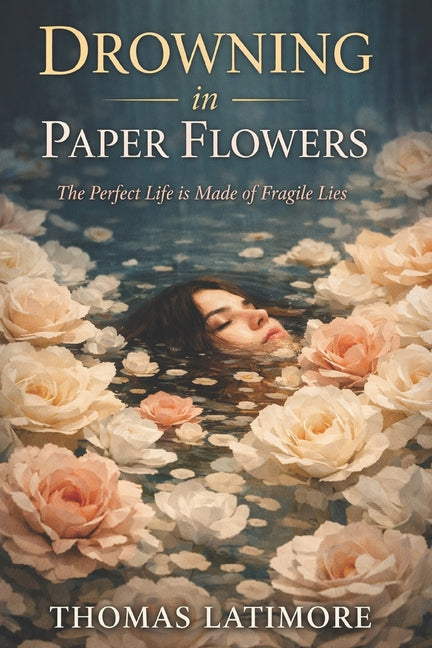 Book cover for Drowning In Paper Flowers: The Perfect Life Is Made Of Fragile Lies