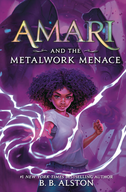 Book cover for Amari and the Metalwork Menace