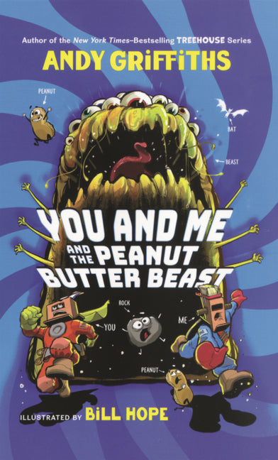 Book cover for You and Me and the Peanut Butter Beast