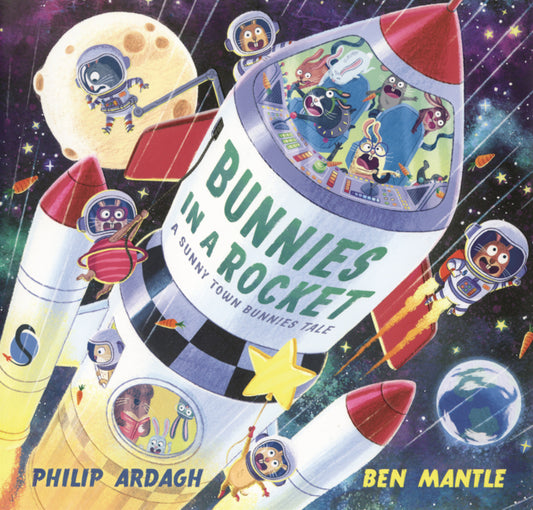 Book cover for Bunnies in a Rocket