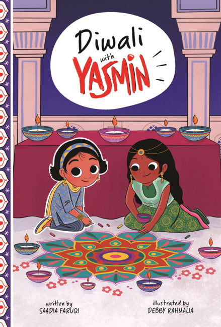 Book cover for Diwali with Yasmin