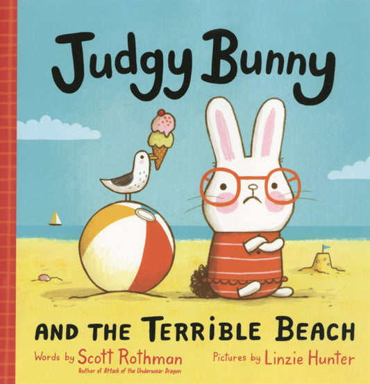 Book cover for Judgy Bunny and the Terrible Beach