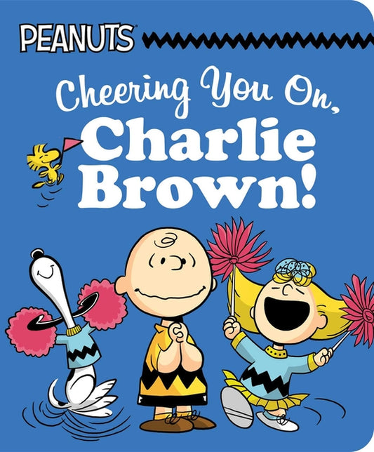 Book cover for Cheering You On, Charlie Brown!