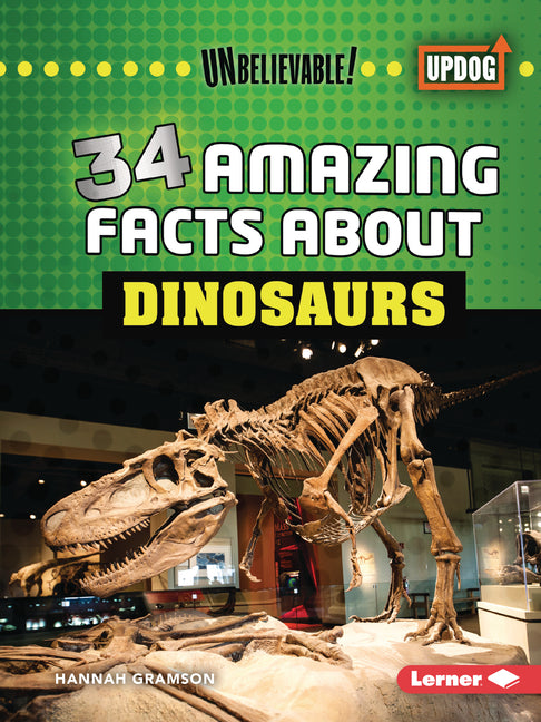 Book cover for 34 Amazing Facts about Dinosaurs