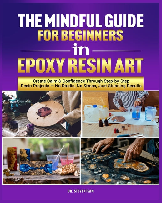 Book cover for Mindful Guide for Beginners in Epoxy Resin Art