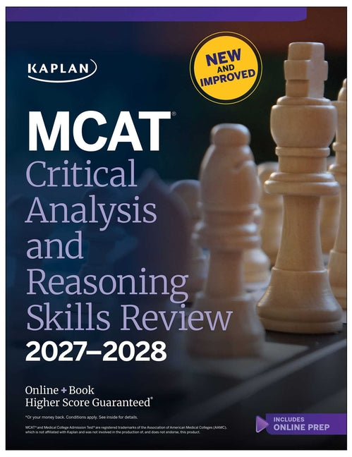 Book cover for MCAT Critical Analysis and Reasoning Skills Review 2027-2028: Online + Book