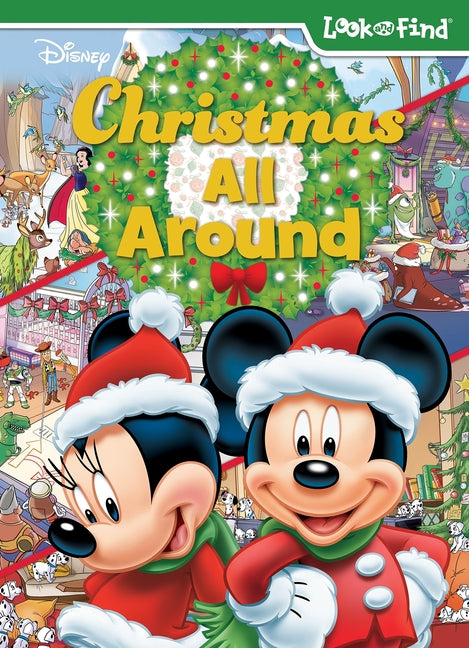 Book cover for Disney: Christmas All Around Look and Find