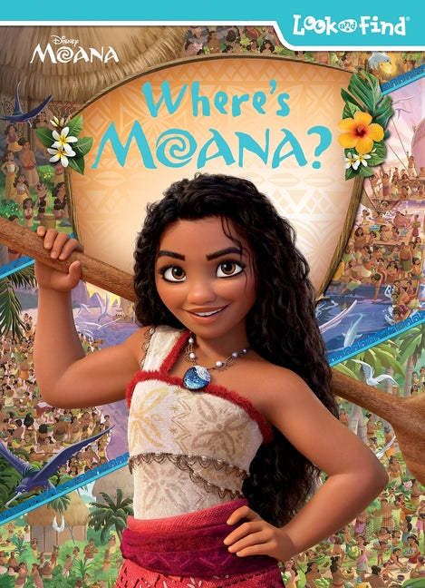 Book cover for Disney: Where's Moana? Look and Find